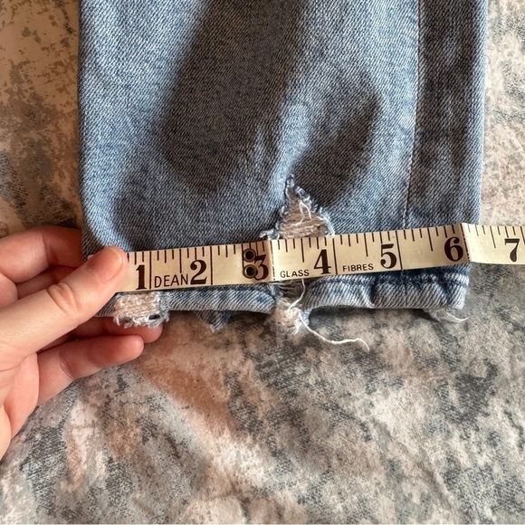 MOTHER Superior The Tomcat Jeans The  Confession Size 25 Light Wash High Rise - Picture 16 of 16